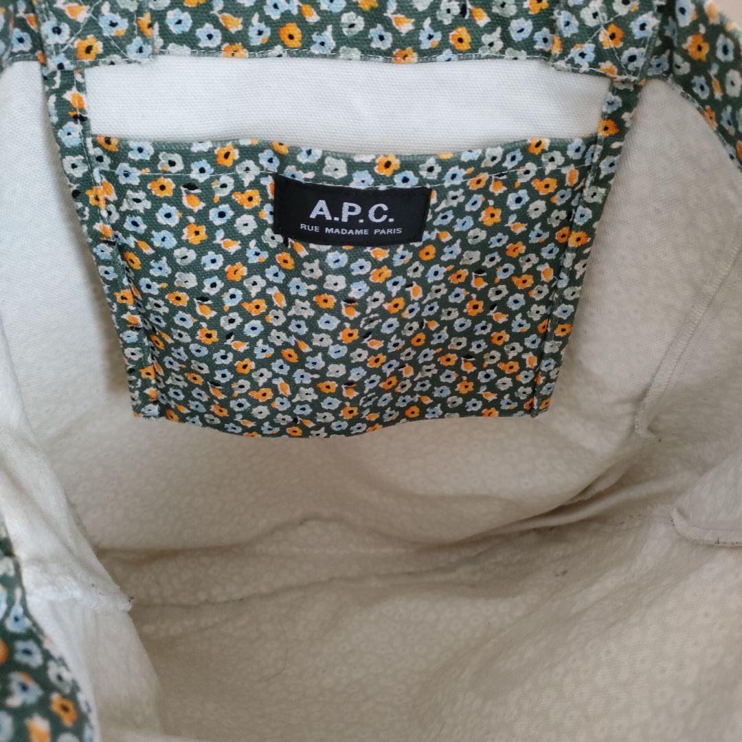 A.P.C. アーペーセー フラワー 花柄 トートバッグ キャンバス