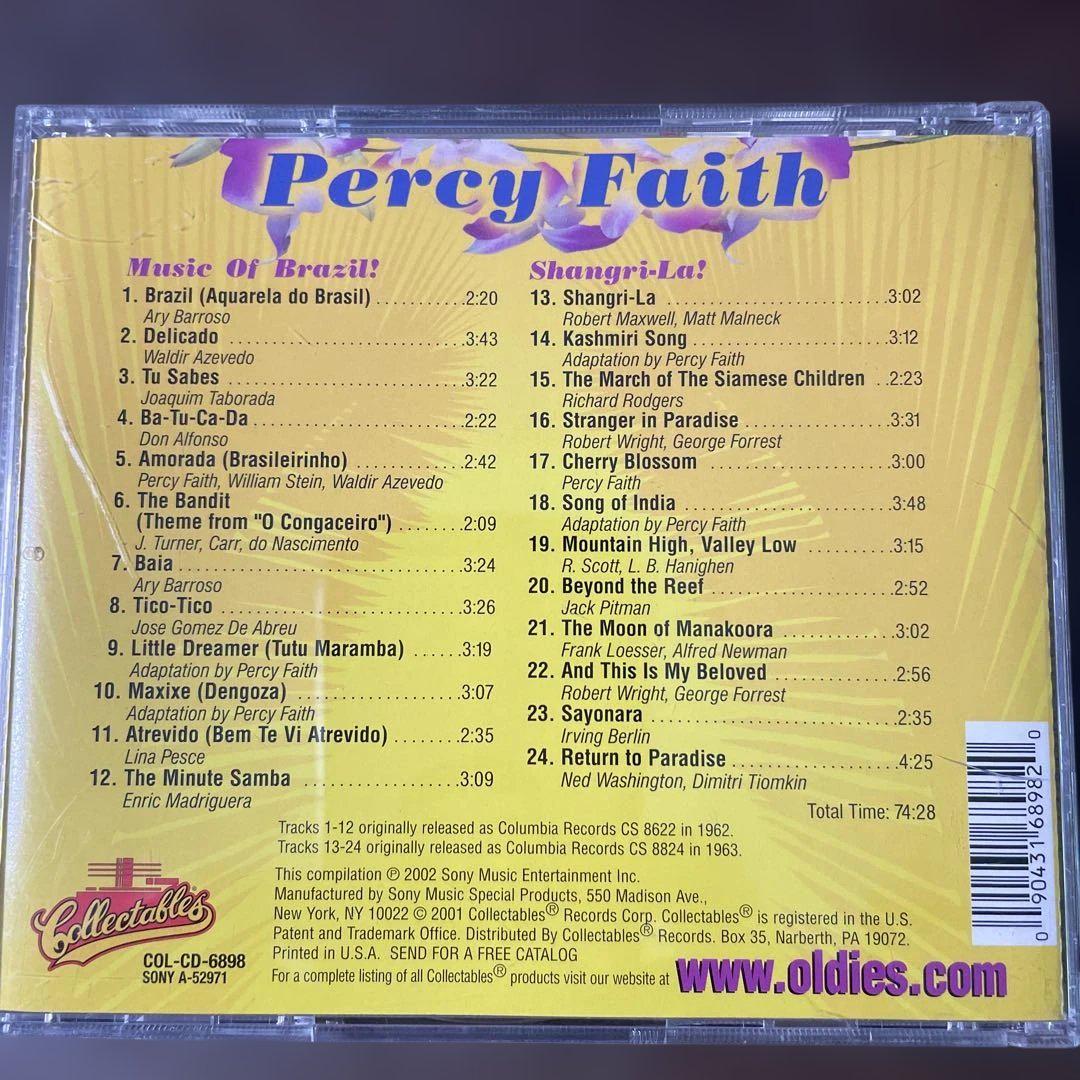 洋楽 Percy Faith Music of Brazil / Shangri-La