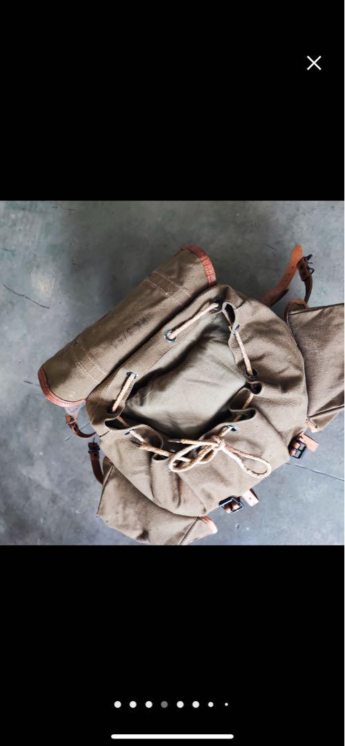 バッグ 1954 french army  backpack
