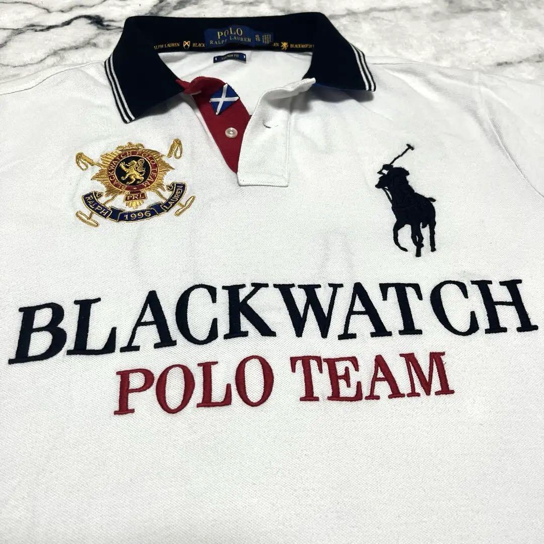 ポロラルフローレン　Black watch ポロシャツ ビックポニー XL