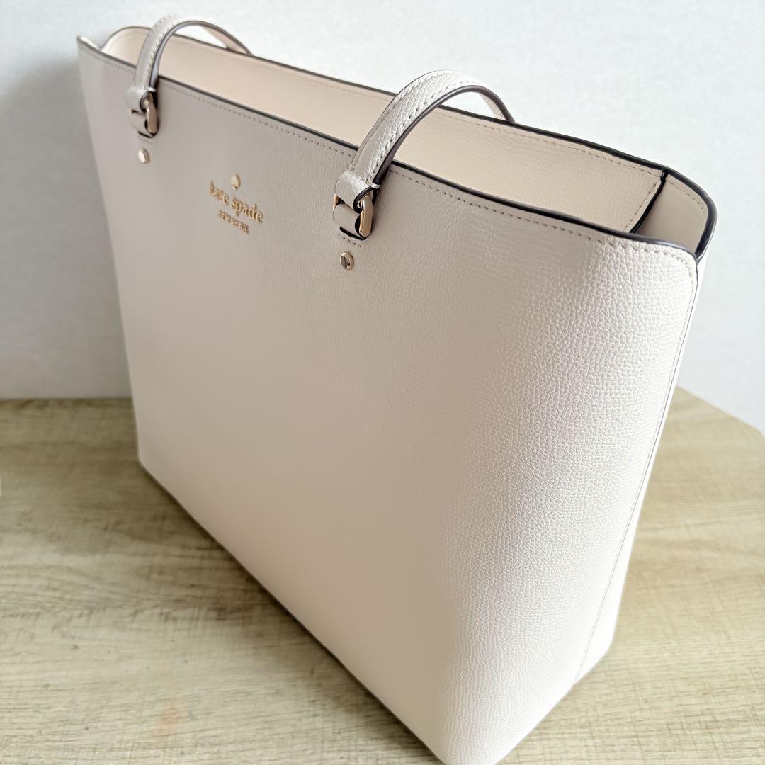 【NEW限定品】 本革 白 ハンドバッグ 新品】ケイトスペード KA900 メルカリ - バッグ