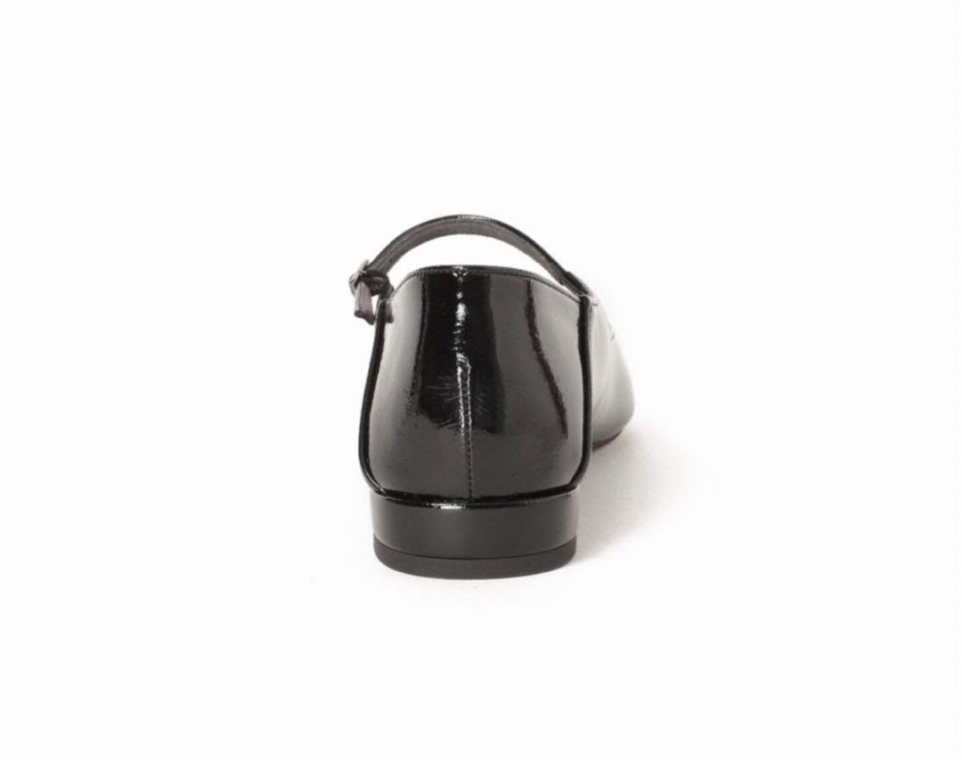 美品★LE TALONポインテッドワンストラップフラット