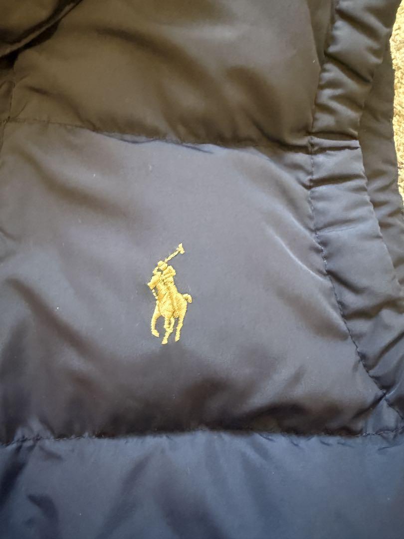 Polo Ralph Lauren フード付きベスト M ネイビー