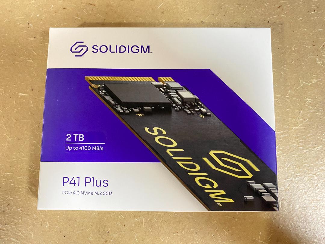 拡張カード SOLIDIGM P41 Plus 2TB SSD