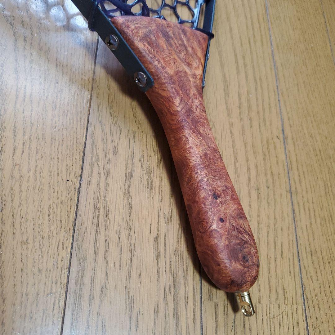 ラバーランディングネット　ハンドメイド