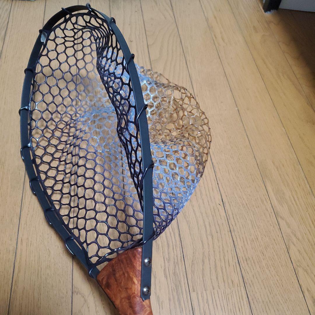 ラバーランディングネット　ハンドメイド