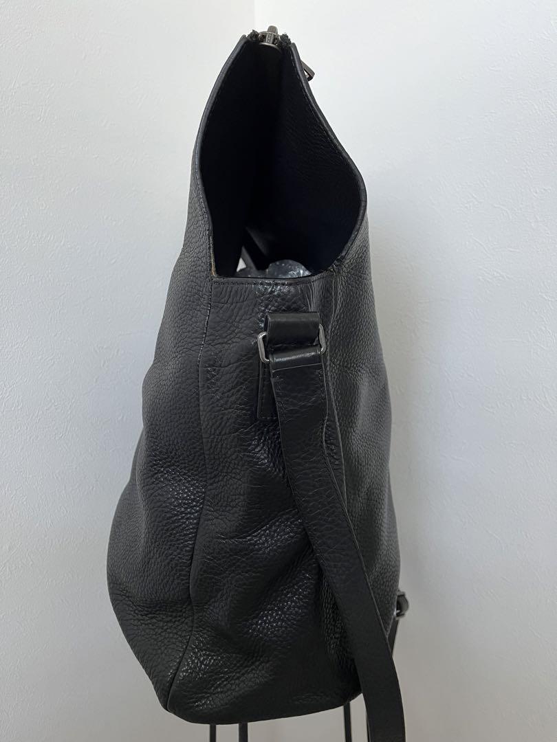 COACH トンプソン レザー ショルダーバッグ