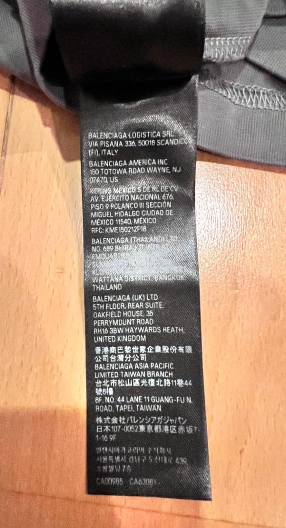 balenciaga バレンシアガ Tシャツ XXL 正規品 画像6