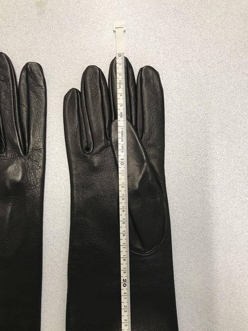 新品　ヴェルサーチ レディース　手袋　レザー　ロング