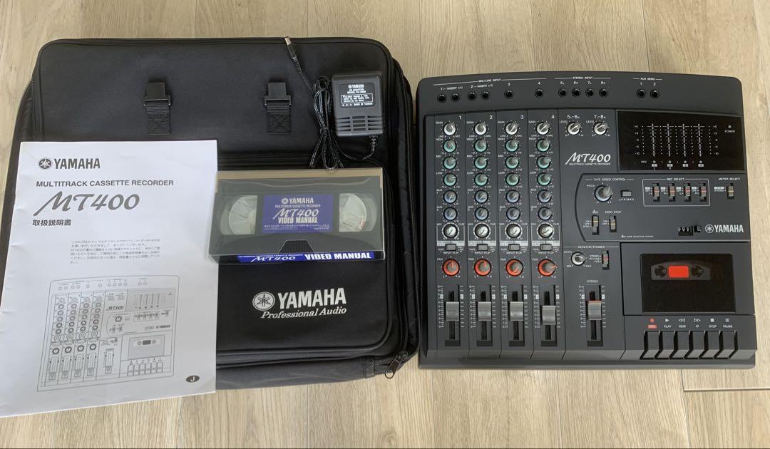 YAMAHA マルチトラックレコーダー MT400 アダプター 取説 専用ケース