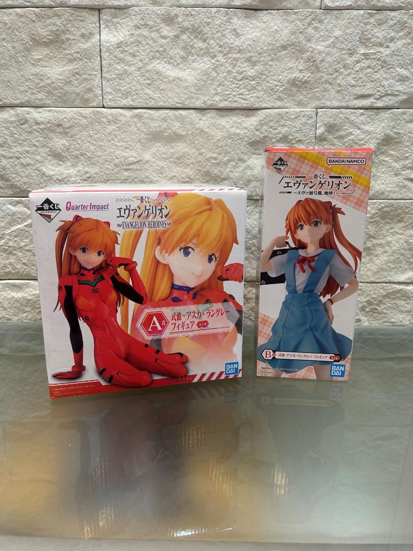 未開封】一番くじ エヴァンゲリオン A賞 B賞 アスカ 2体セット