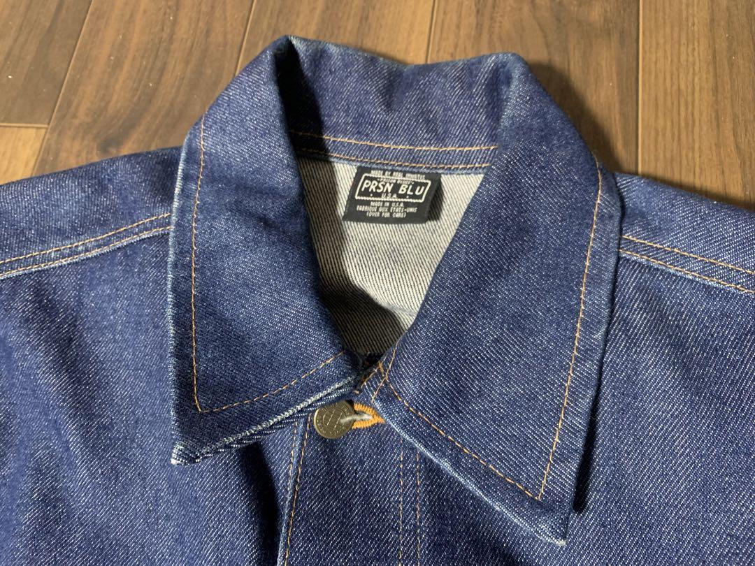 希少サイズSPRISON BLUESプリズンブルースデニムジャケットGジージャン