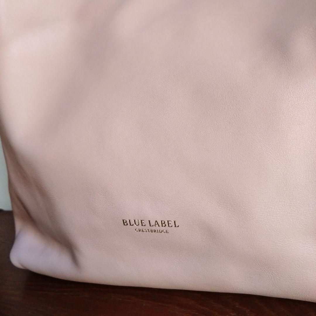 ブルーレーベルクレストブリッジ 牛革 レザー ワンショルダーバッグ セミ ブルーレーベルクレストブリッジ 牛革 レザー ワンショルダーバッグ セミ