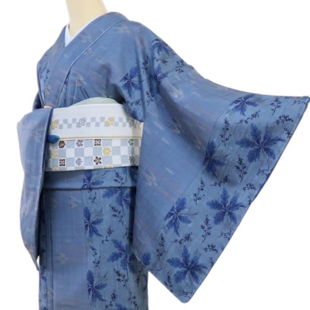 専用✺新品 正絹 琉球絣 染紬 着物 A-966