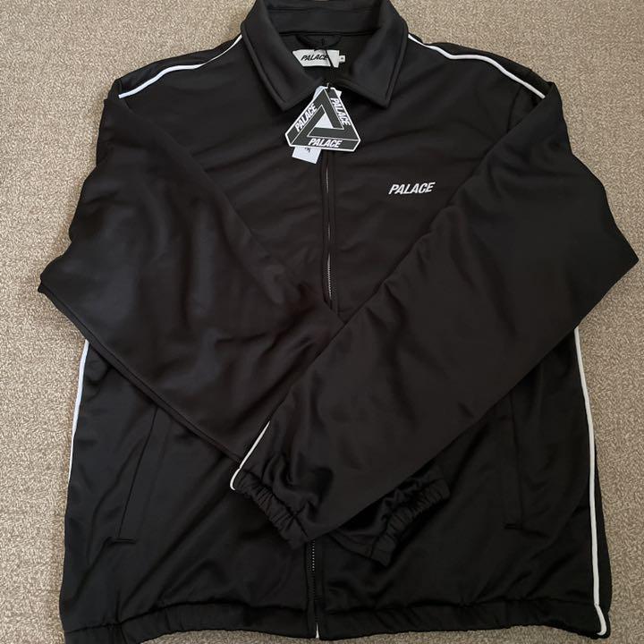 PALACE SKATEBOARDS RELAX TRACK TOP BLACK