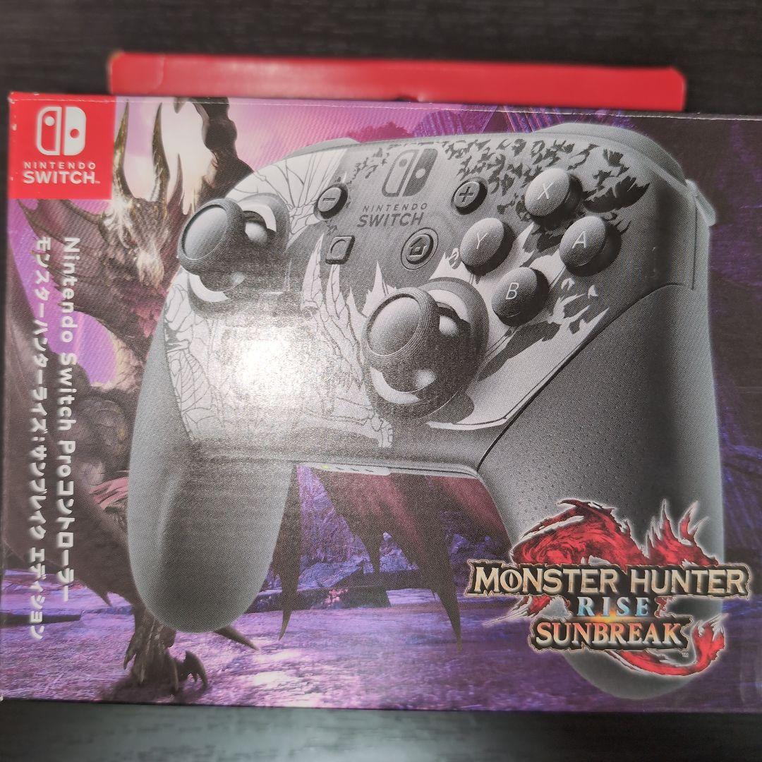 Nintendo Switch Proコントローラー モンスターハンターライズ…