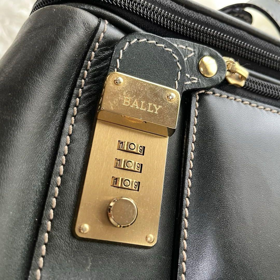 BALLY 旅行用バッグ レザー ヴィンテージ 2way ダークグリーン