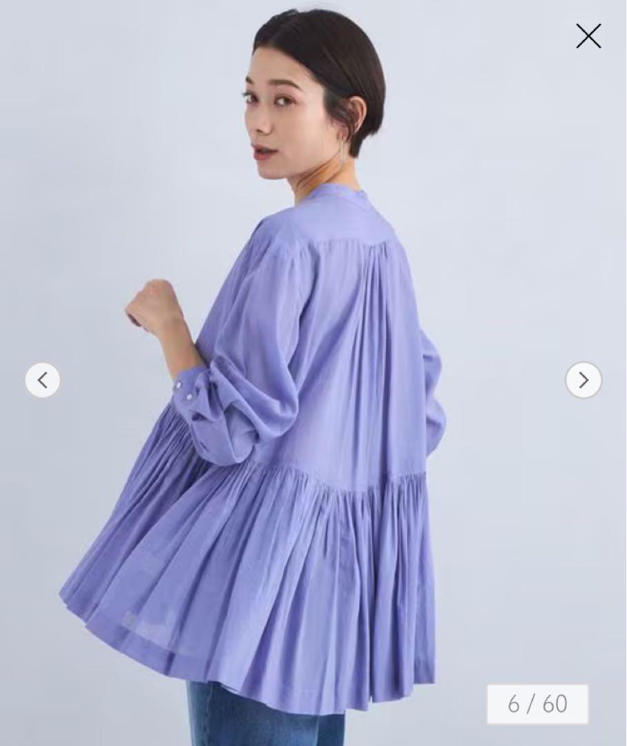極美品　green label relaxing 全方位映えブラウス