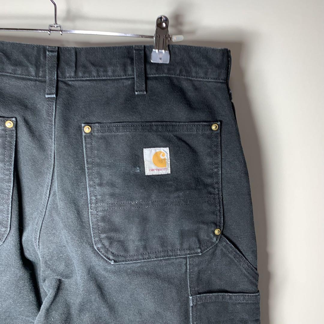 00s carhartt カーハート ダブルニー ダック 黒 フェード USA製