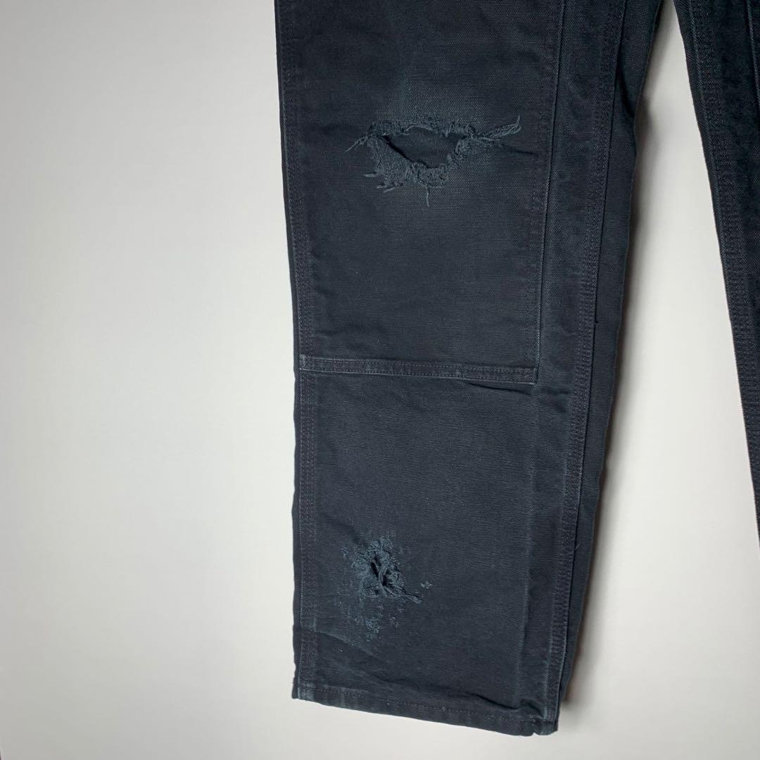00s carhartt カーハート ダブルニー ダック 黒 フェード USA製