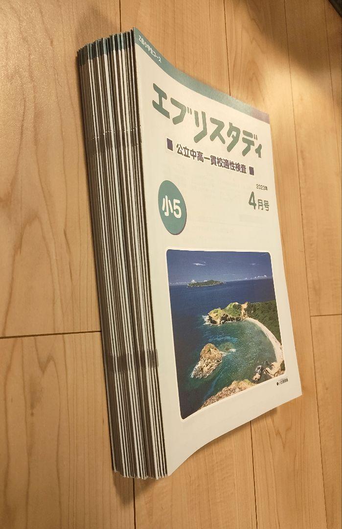 Z会 エブリスタディ 公立中高一貫校適性検査 小5 2024年度 1年分 Z会 エブリスタディ 公立中高一貫校適性検査 小5 2023年度 1年分