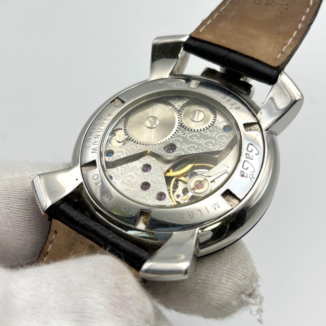 GaGa MILANO ガガミラノ マヌアー48MM スモセコ カラフル 手巻き