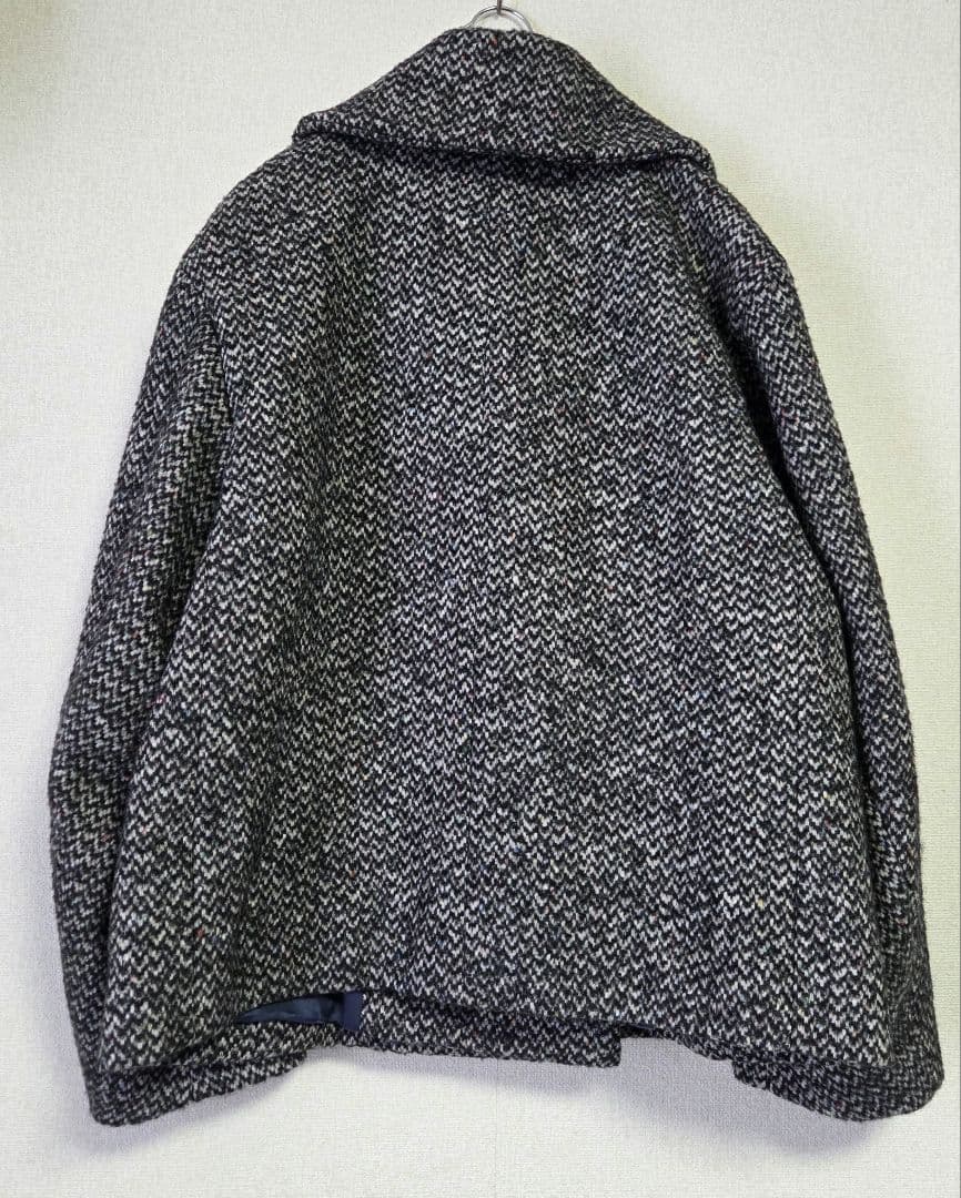 24AW カラーネップホームスパン ピーコート 24AW カラーネップホームスパン ピーコート