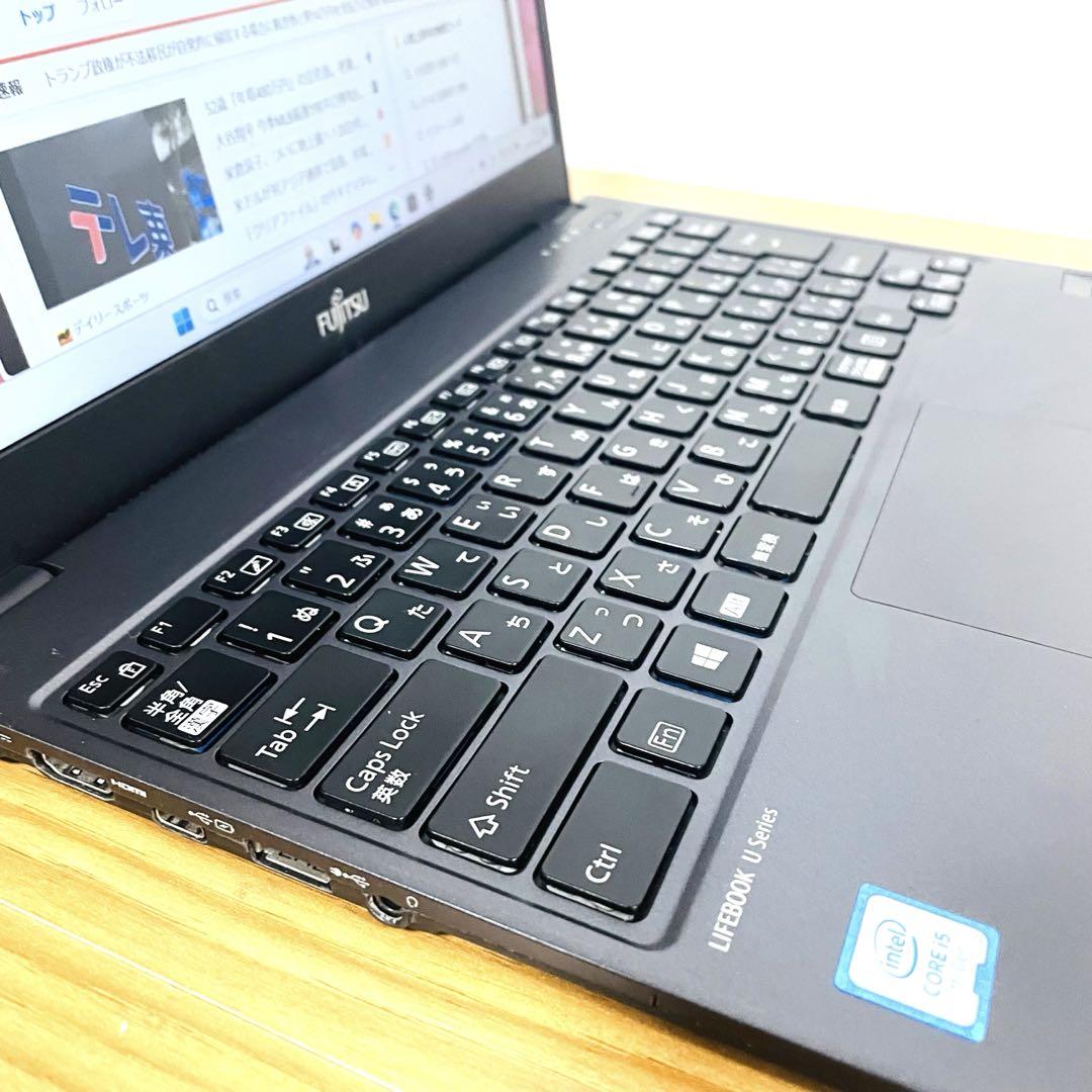 2020製超薄799グラム富士通ノートWindows11 SSDフルHDオフィス