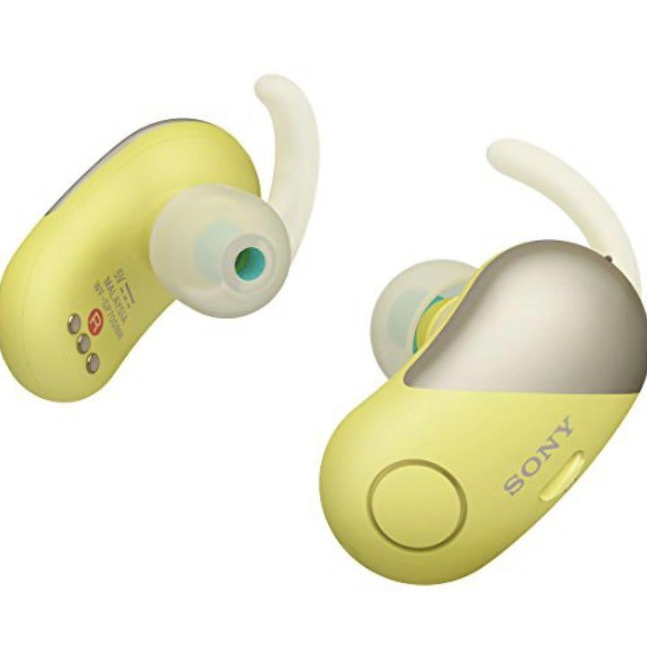 パナソニッ 匿名配送 イエロー Bluetoothイヤホン s8ADN-m17360386525 SONY WF-SP700N ⒮しサポータ