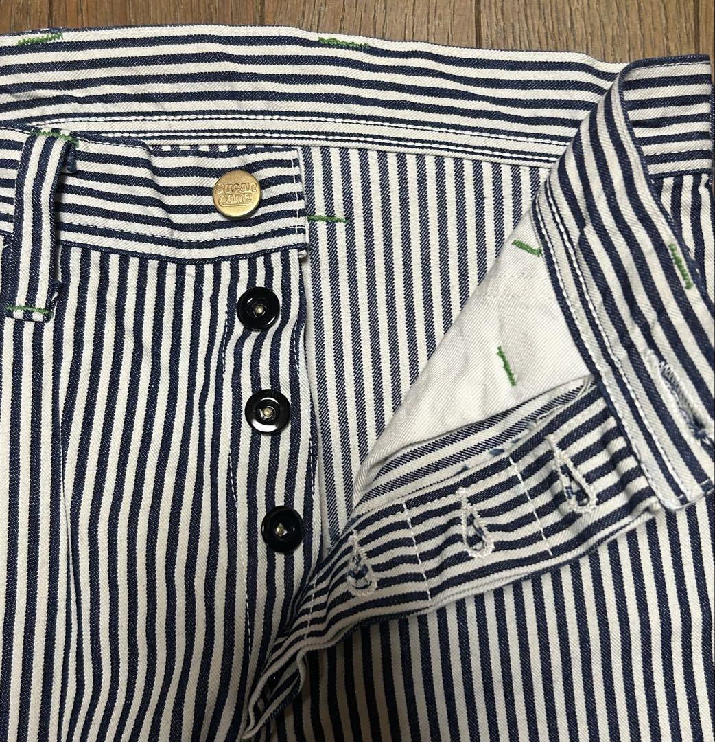 abc　Sugar Cane ヒッコリー ワークパンツ w30