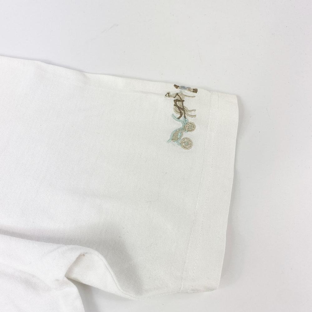 ★美品/激レア★ エルメス マルジェラ期 馬車柄 刺繍 ヴィンテージTシャツ S