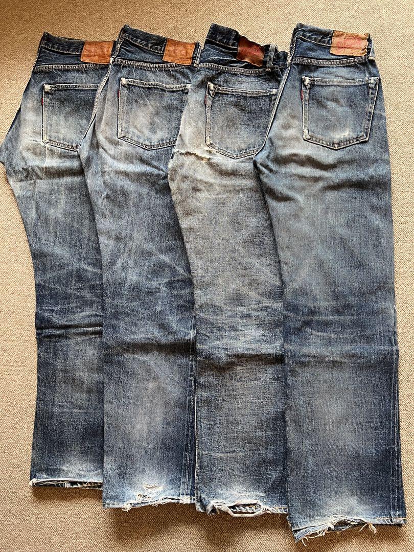 【McCOY 】マッコイ【DENIME】ドゥニーム　ダメージデニム　4本まとめ売 McCOY 】マッコイ【DENIME】ドゥニーム ダメージデニム 4本まとめ売