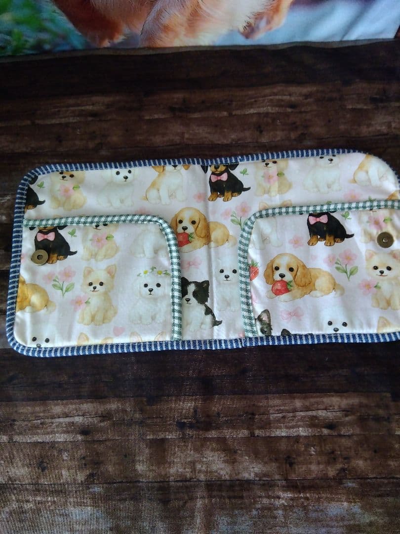 犬イラスト目立った傷や汚れなし