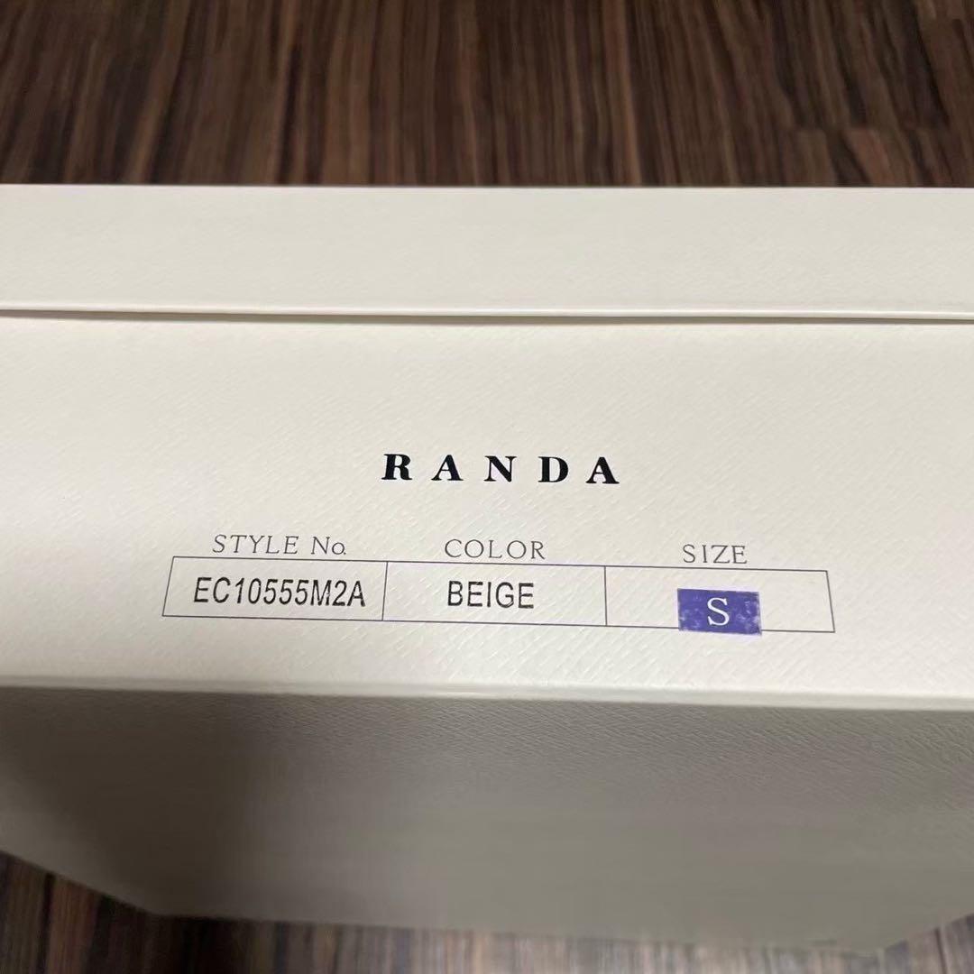 RANDA ランダ レディース ベージュ レースアップブーツ バックジップ RANDA ランダ レディース ベージュ レースアップブーツ バック