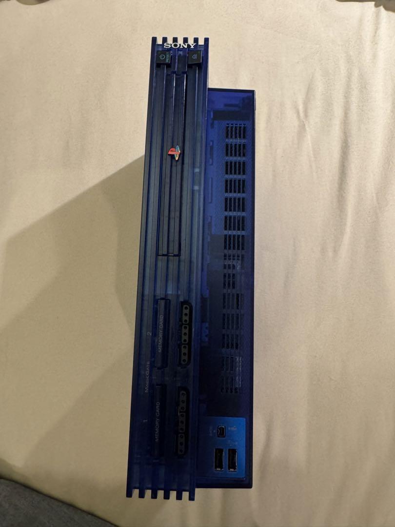 PS2  本体　クリアブルー