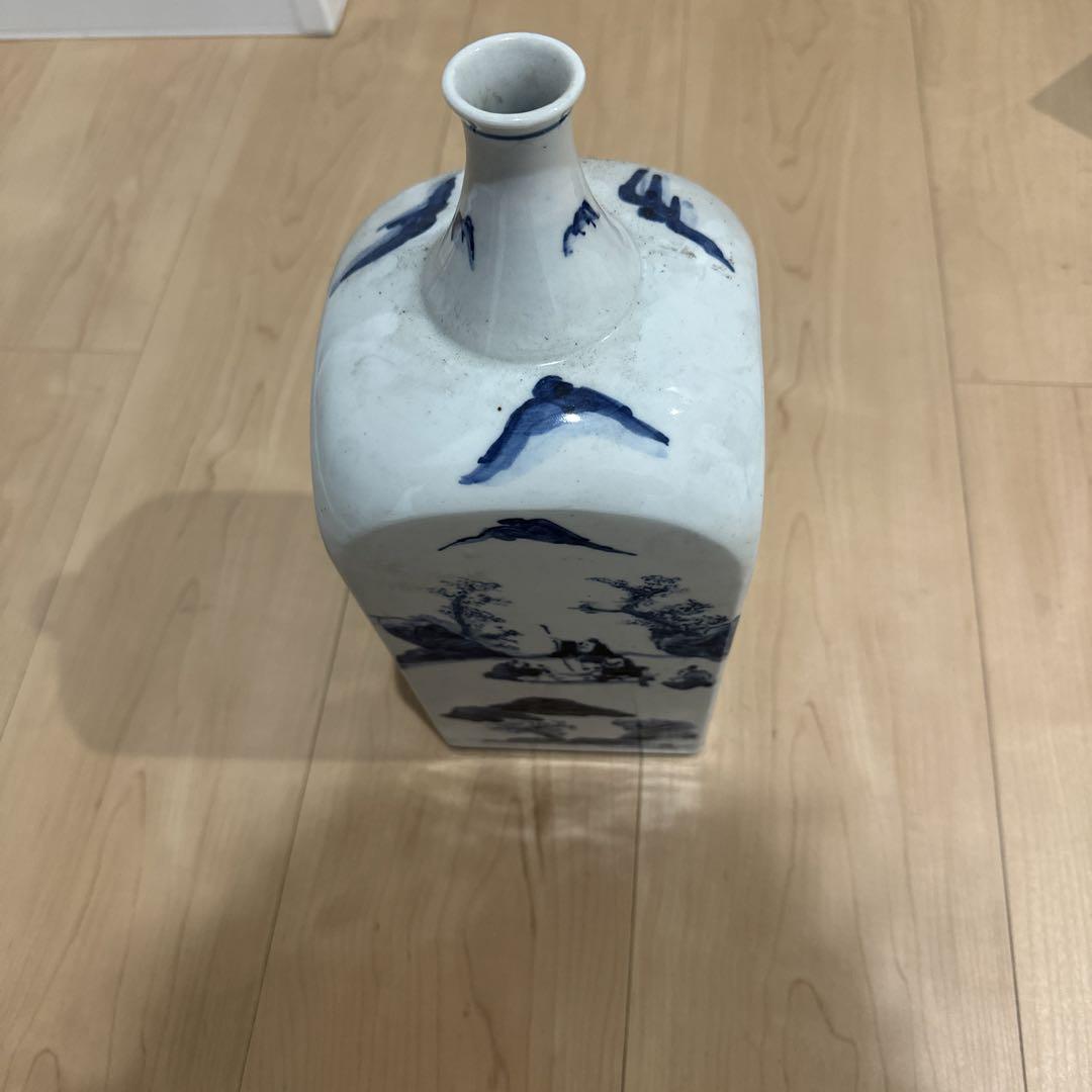 染付徳利骨董品アンティーク古美術