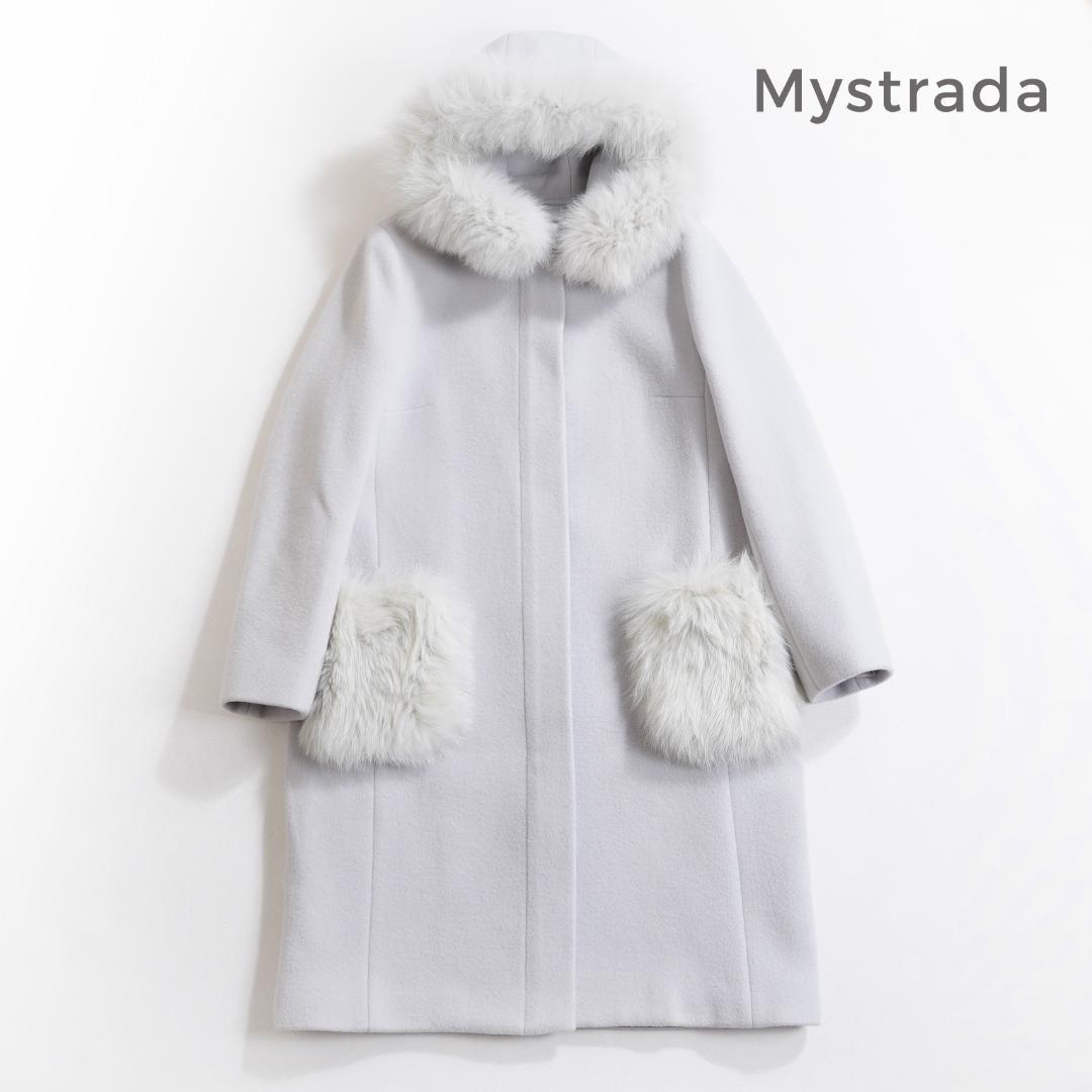 449*マイストラーダ Mystrada ポケットファーコート
