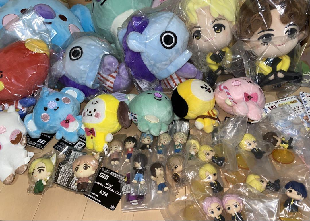 BTS TinyTAN BT21 ぬいぐるみ グッズ まとめ売り 大量 約80点