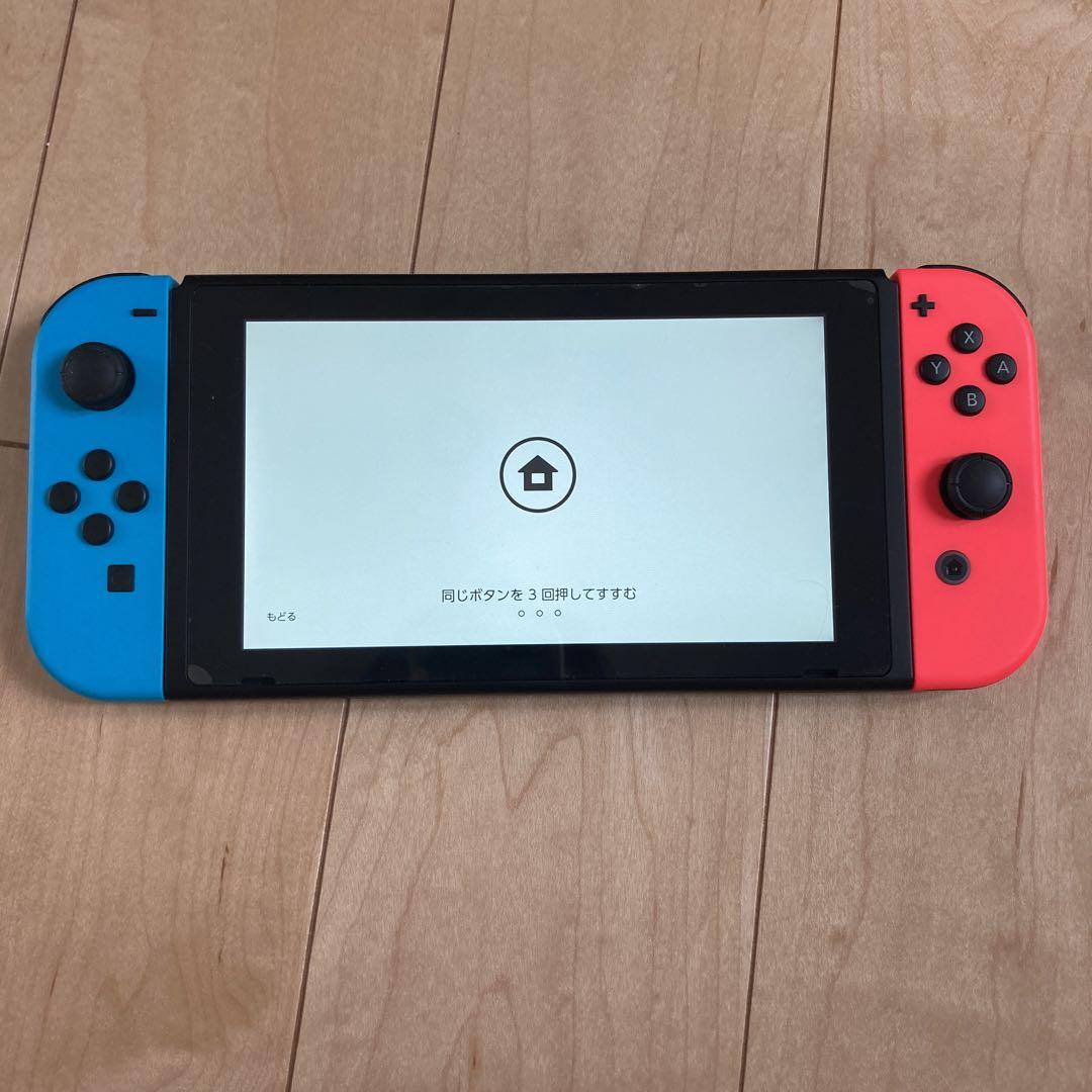 Nintendo Switch ネオンブルー/ネオンレッド本体 任天堂 Nintendo Switch 本体 (旧モデル) Joy-Con ネオンブルー