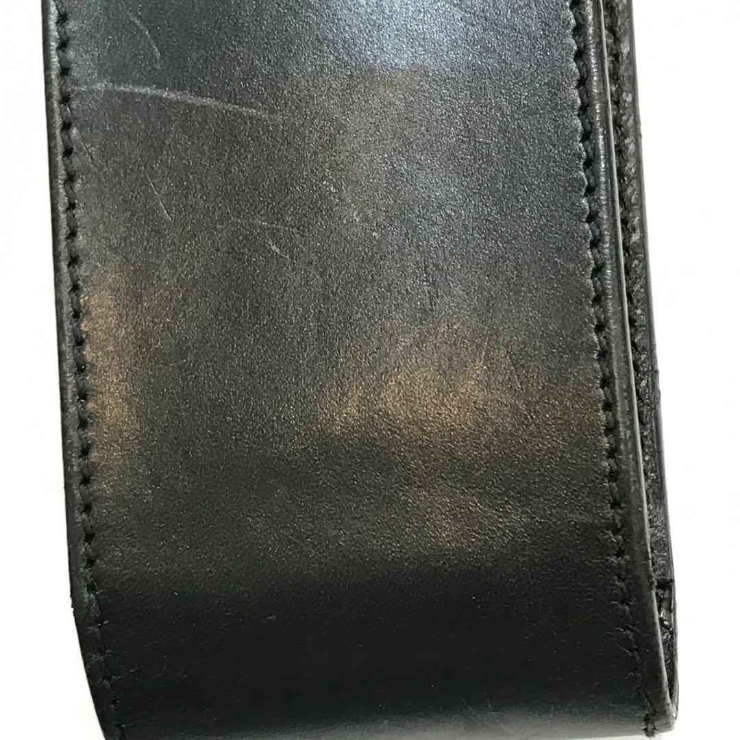 GUCCI グッチ ヴィンテージ　レザーケース マルチケース　黒　ふさ