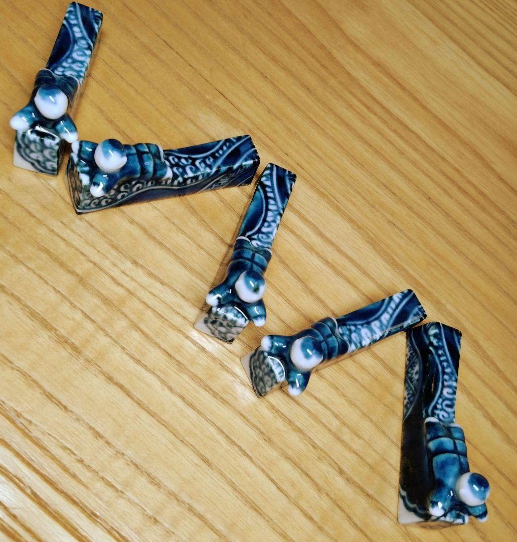 清水焼  京焼  加藤利昌  一閑人箸置き