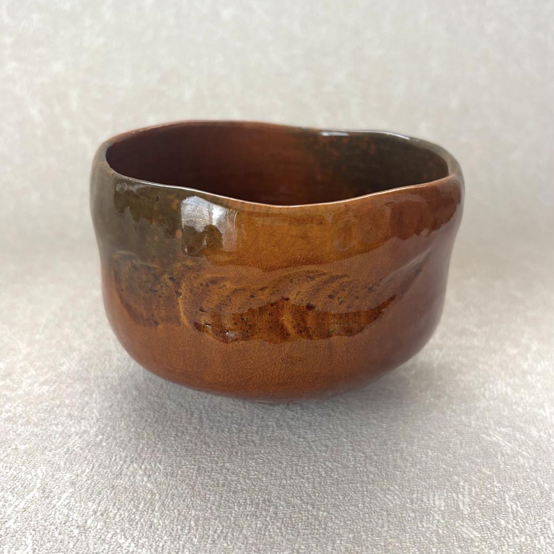 大樋焼 茶碗 泉喜仙造  茶道 楽天市場】【中古】【茶道具】大樋焼 泉喜仙造 黒茶碗（共箱