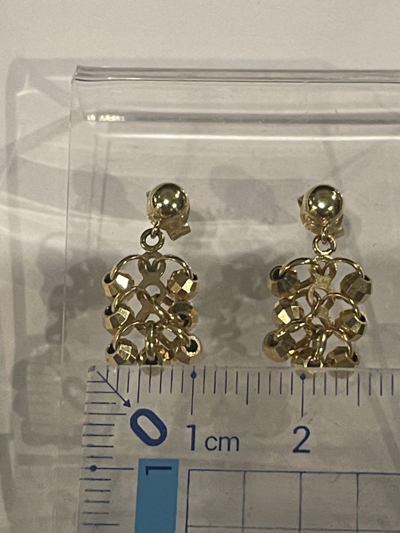 【田中貴金属】k18ピアス　K18 18金ピアス　ホシエスマーク　k18刻印入り 田中貴金属】k18ピアス K18 18金ピアス ホシエスマーク k18刻印