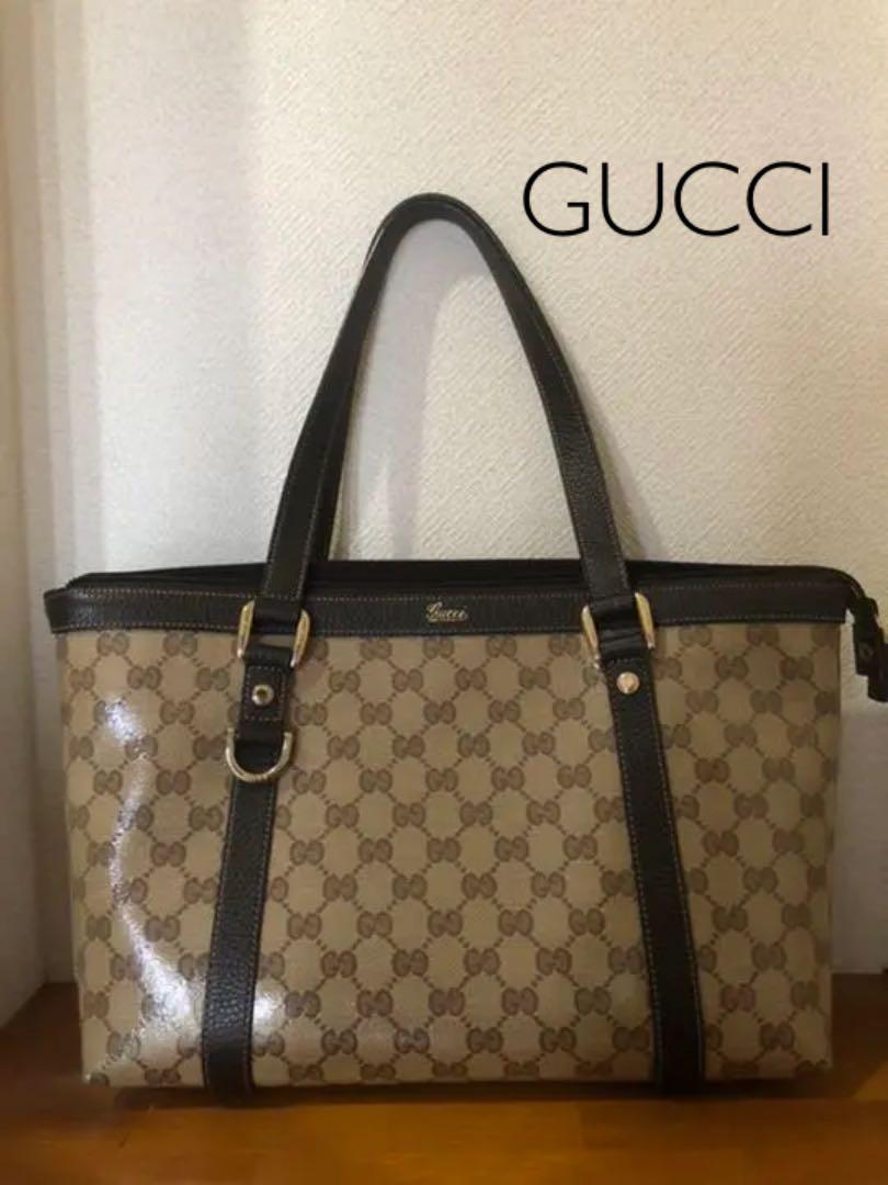 ブラウン系期間限定キャンペーン【SALE】美品GUCCI グッチ トートバッグ トートバッグ レディースブラウン系¥22,