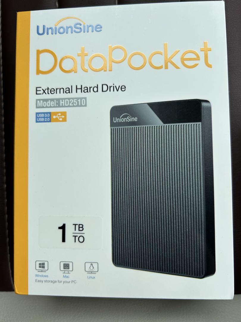 UnionSine DataPocket 外付けハードドライブ 1TB - メルカリ