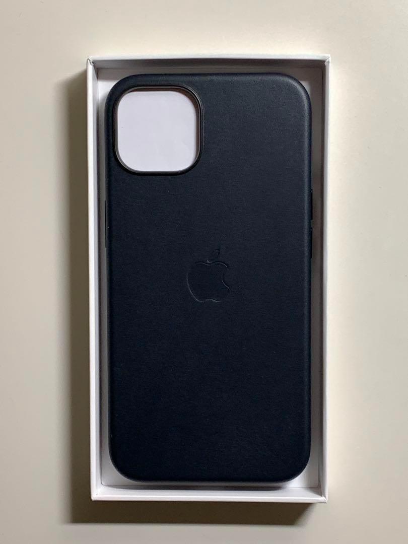 【新品】純正 iPhone 13 レザーケース・ミッドナイト