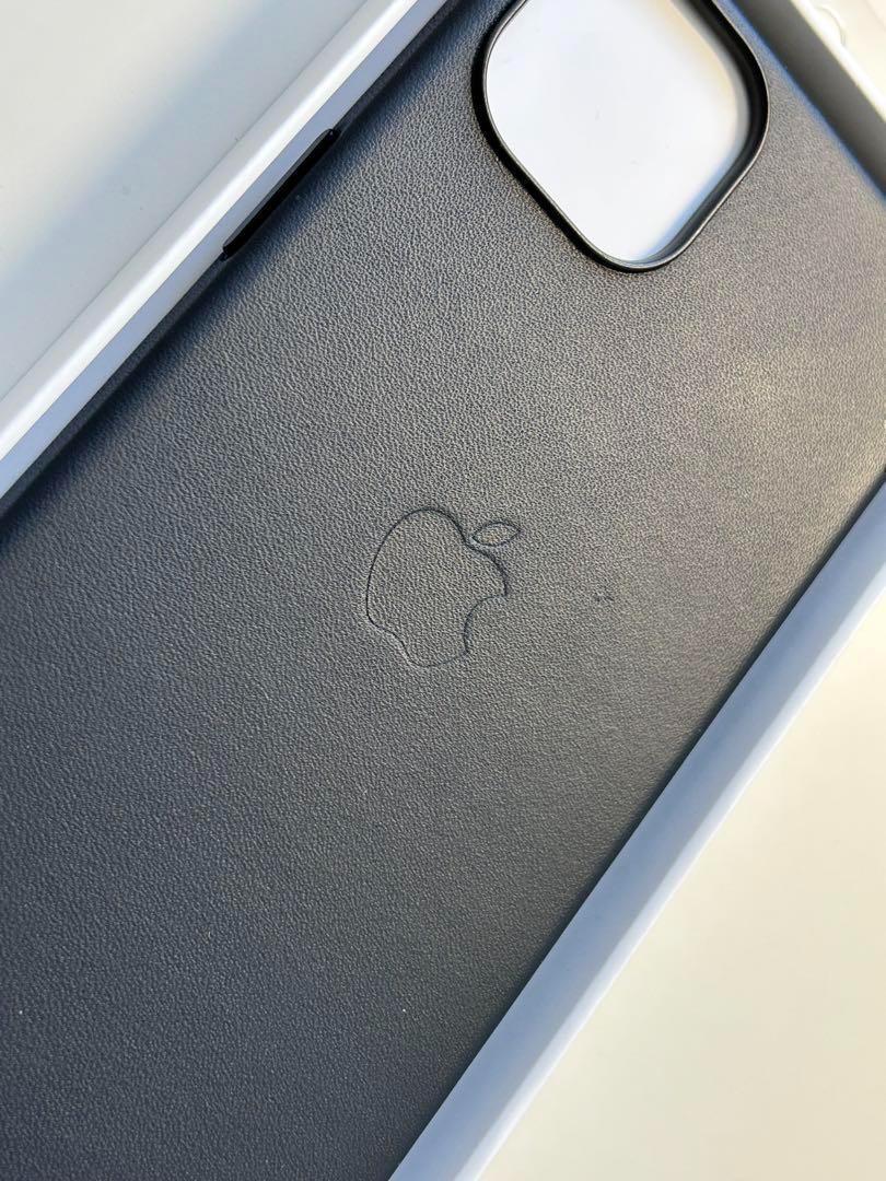 【新品】純正 iPhone 13 レザーケース・ミッドナイト