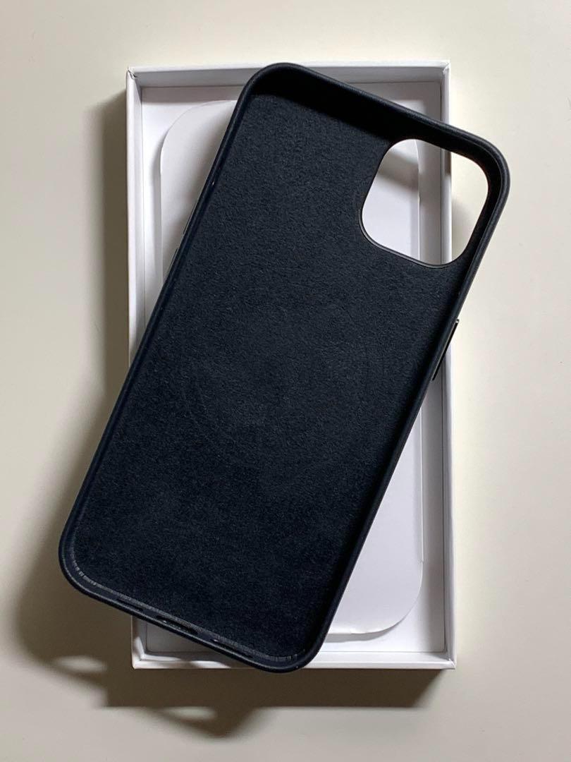 【新品】純正 iPhone 13 レザーケース・ミッドナイト