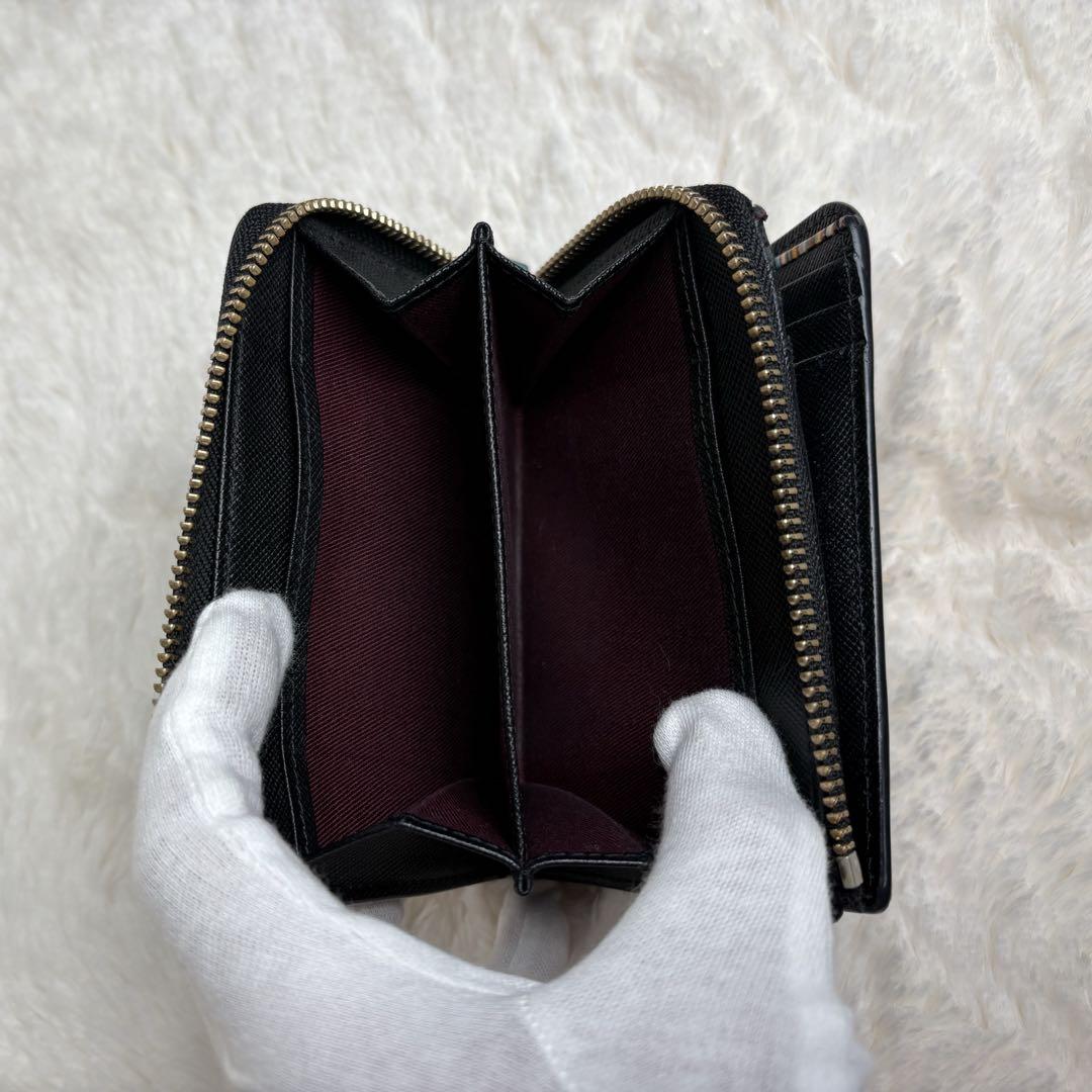 ✨美品✨Paul Smith 二つ折り財布　L字ファスナー　レザー　ブラック