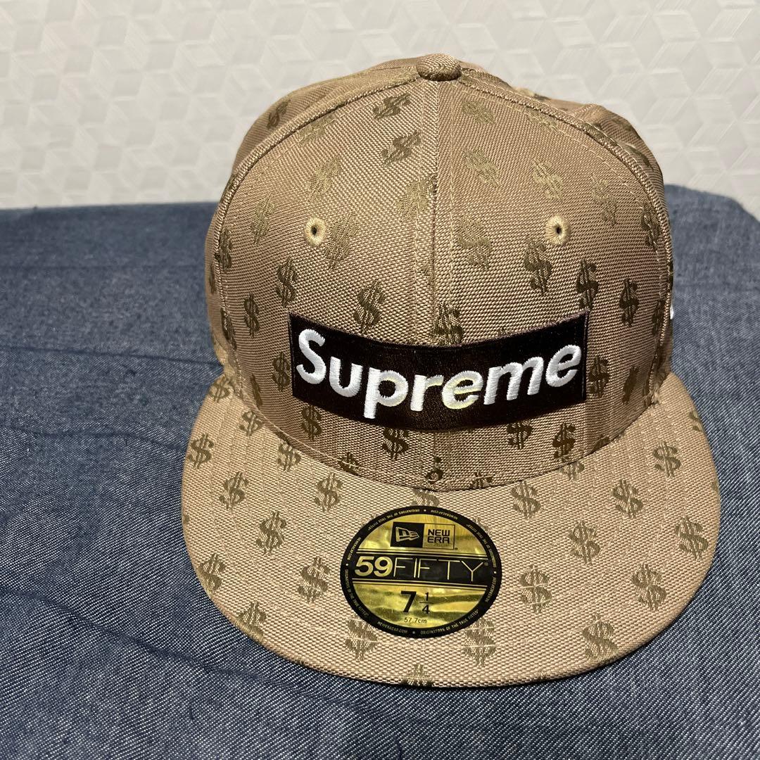 Supreme 59FIFTY ドルマーク柄キャップ 7 1/4